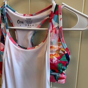 Zyia Active 2 in 1 tank and bra combo